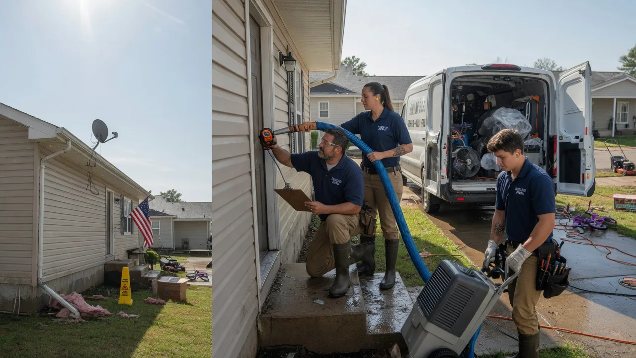 Ceiling Water Damage Restoration in Flat Rock, IN near me